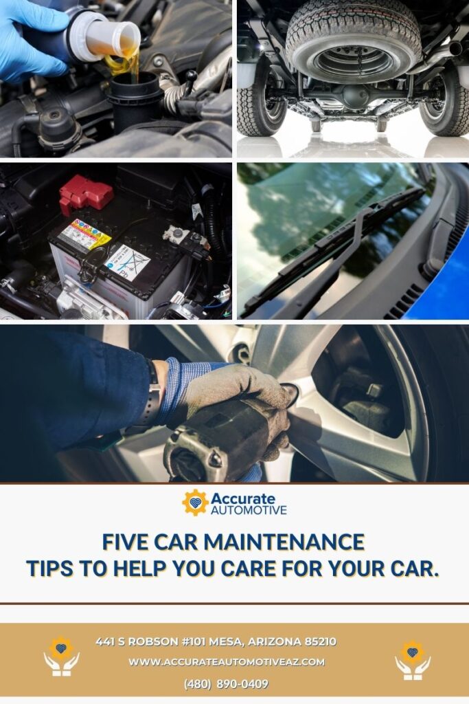 Five Car Maintenance Tips - Accurate Automotive