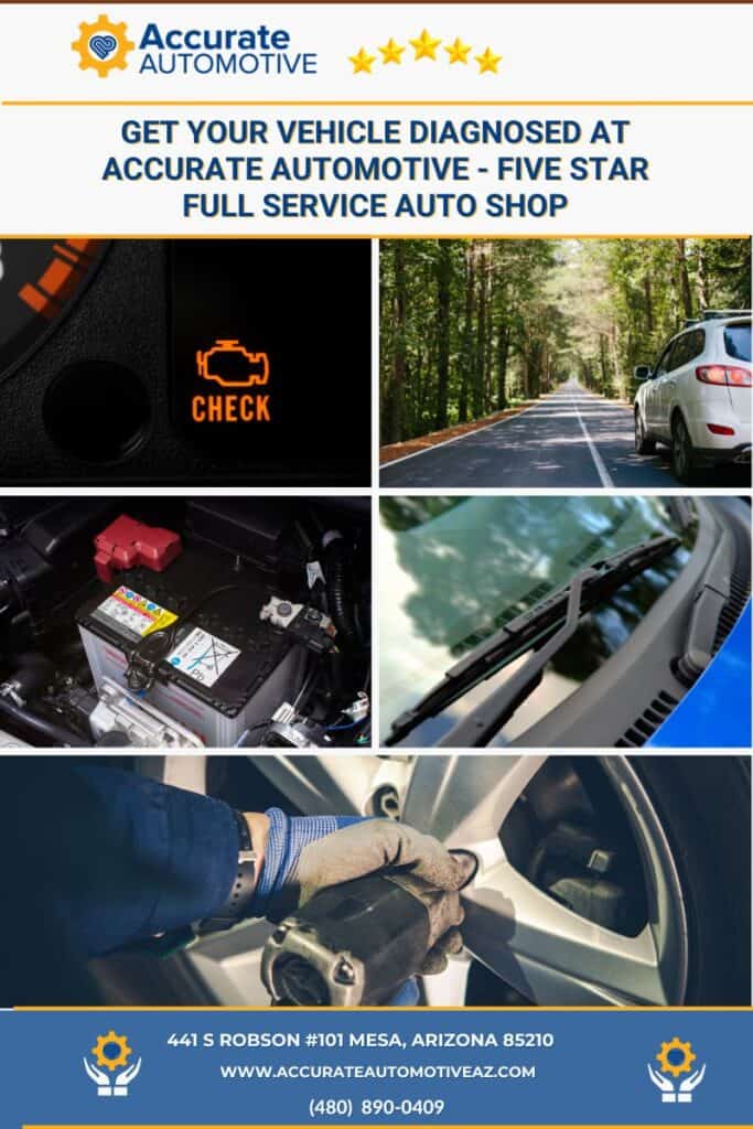 Get your vehicle diagnosed at Accurate Automotive Accurate Automotive