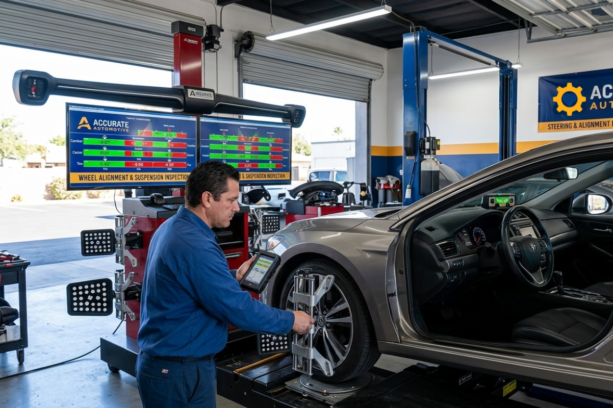 Accurate Automotive Wheel Alignment