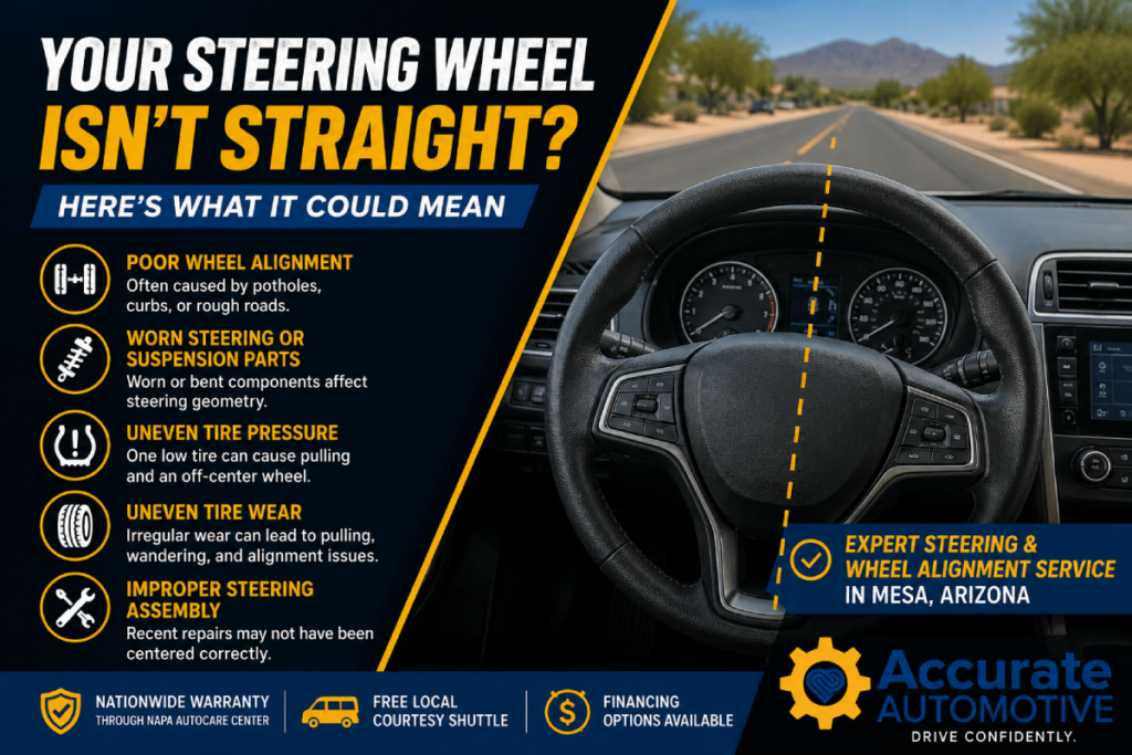 Steering Wheel Isn't Straight